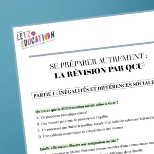 Révision Sociologie (1GSOF) - QCU