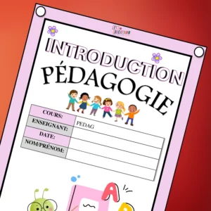 Introduction du cours de pédagogie