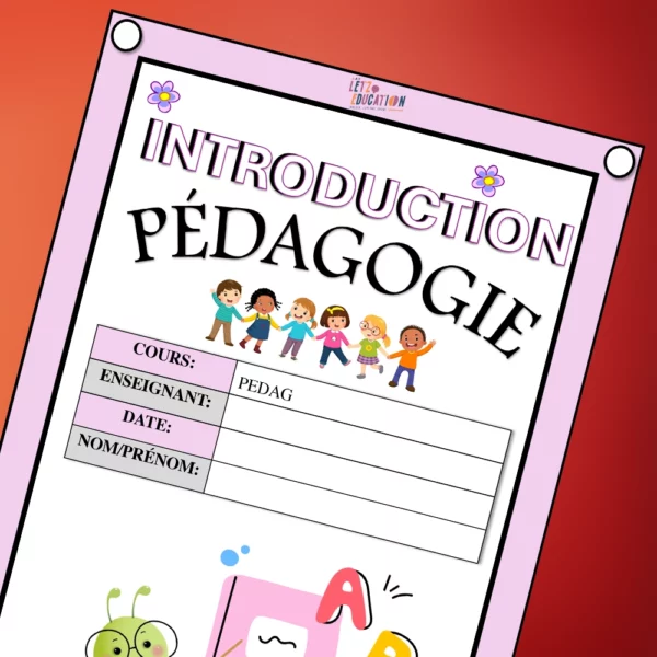 Introduction du cours de pédagogie