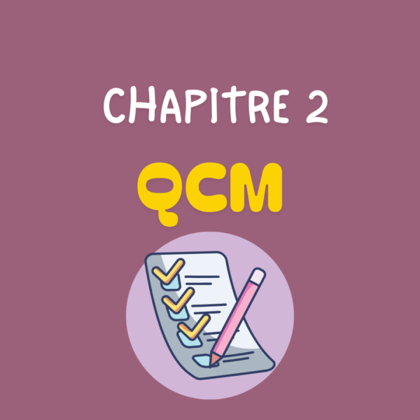 QCM de psychologie – Chapitre 2 (avec corrigé)