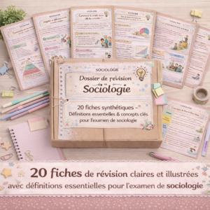 FICHES DE RÉVISION – SOCIOLOGIE 1GSOF