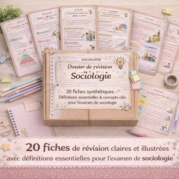 FICHES DE RÉVISION – SOCIOLOGIE 1GSOF